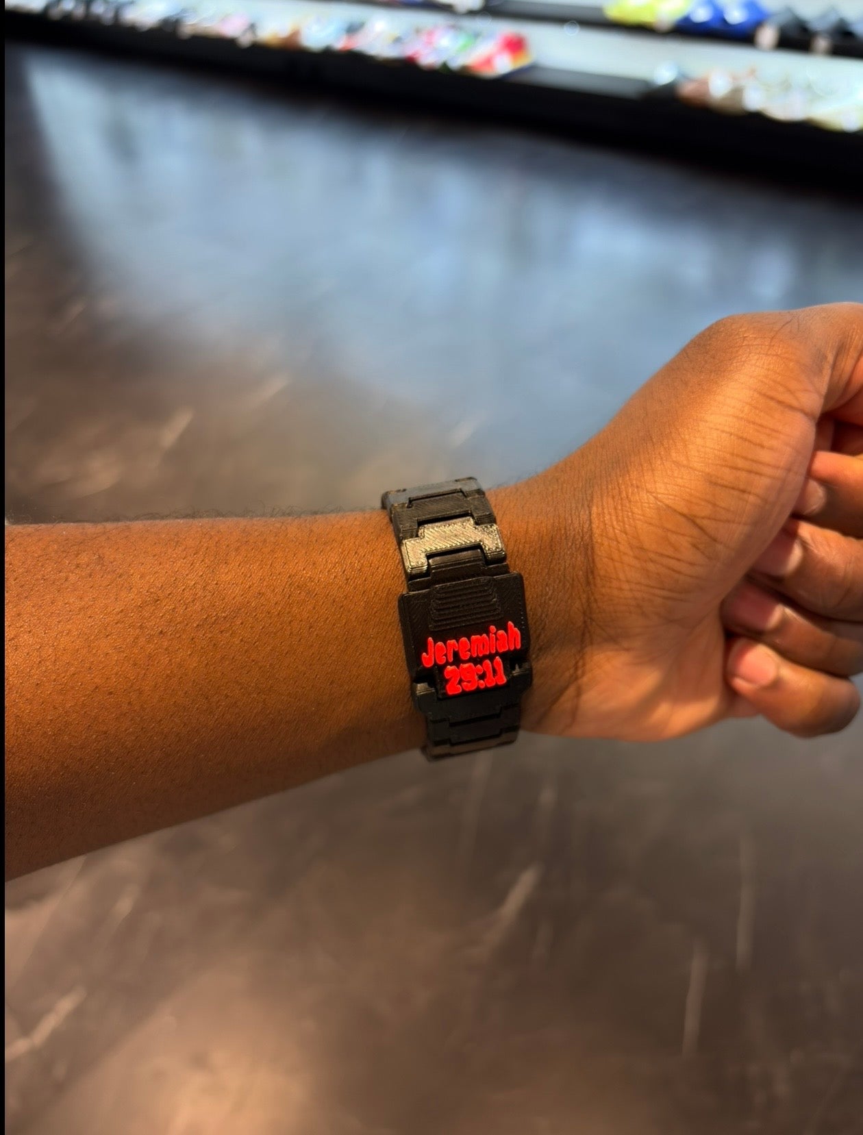 Sarpong Faith Based Watch Black/Red V3