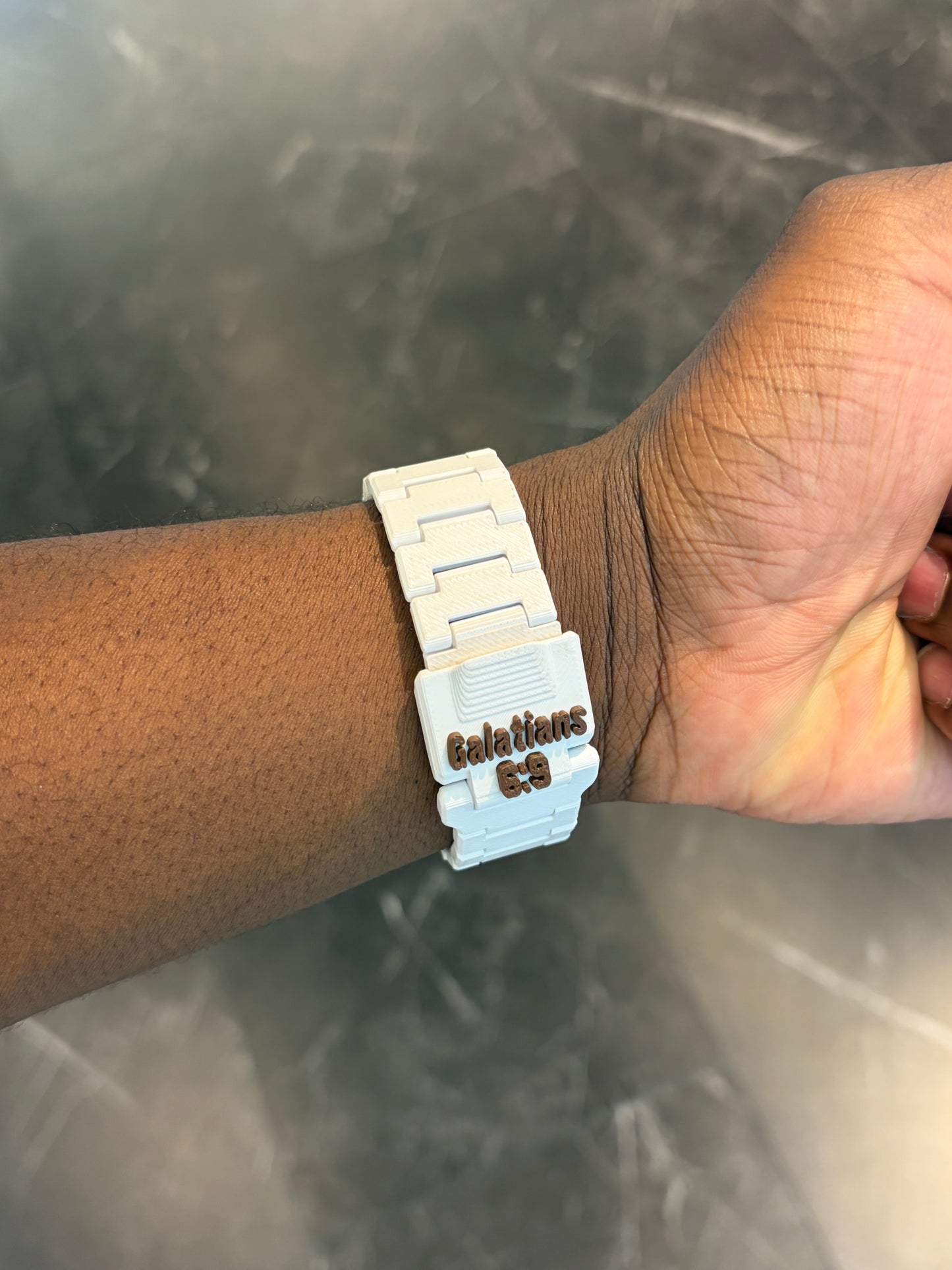 TSC Faith Based Watch White/Brown V3