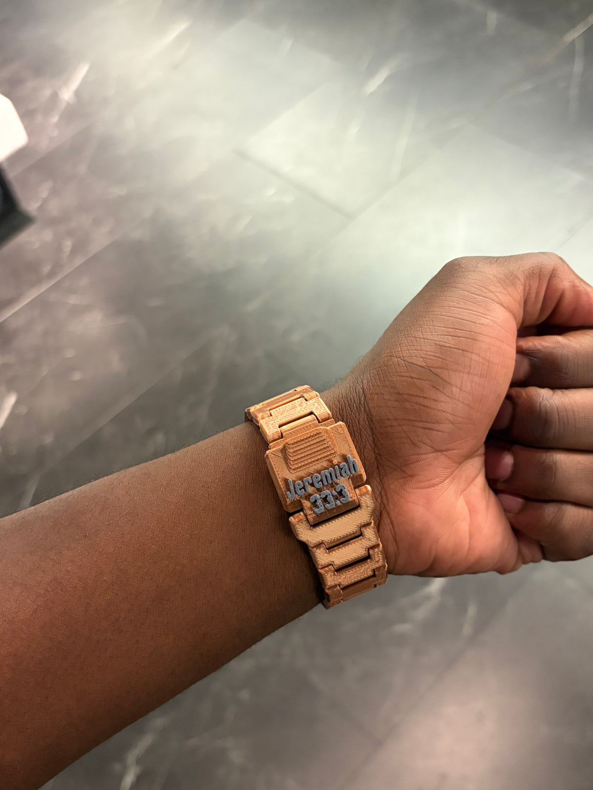 Sarpong Faith Based Watch Rose Gold/Grey Two tone