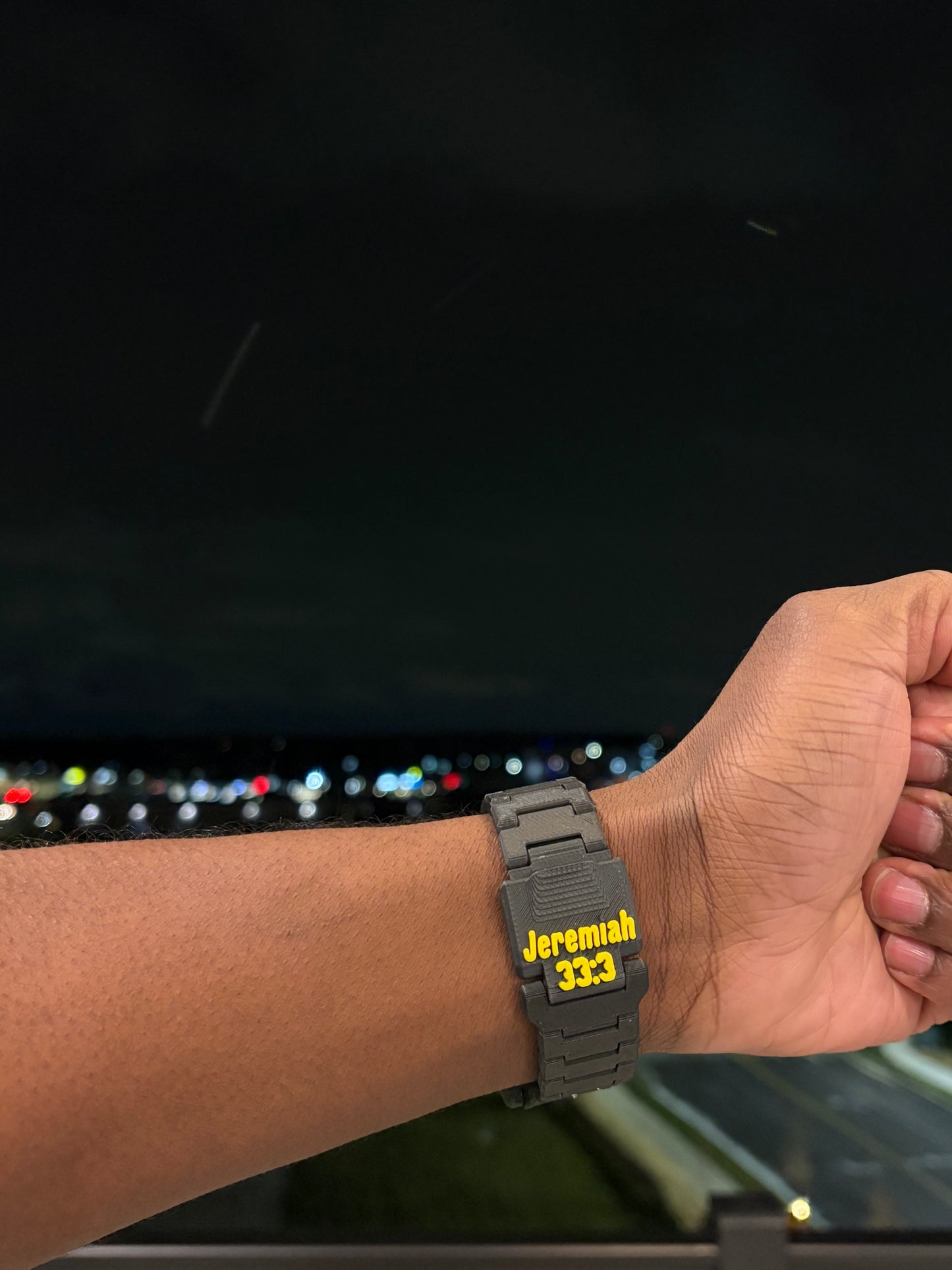 TSC Faith Based Watch Black/Yellow