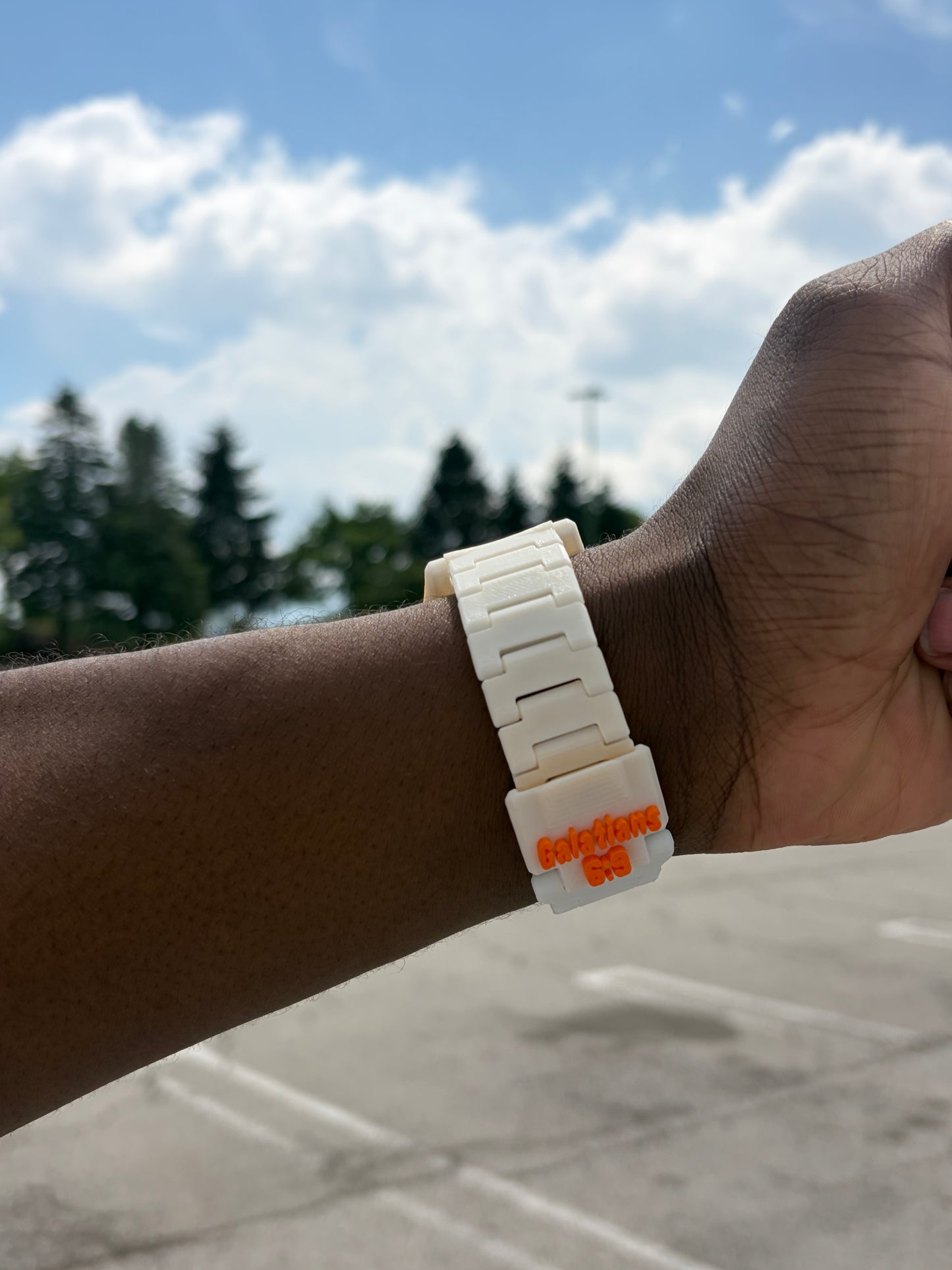 Sarpong Faith Based Watch Orange Creamsicle