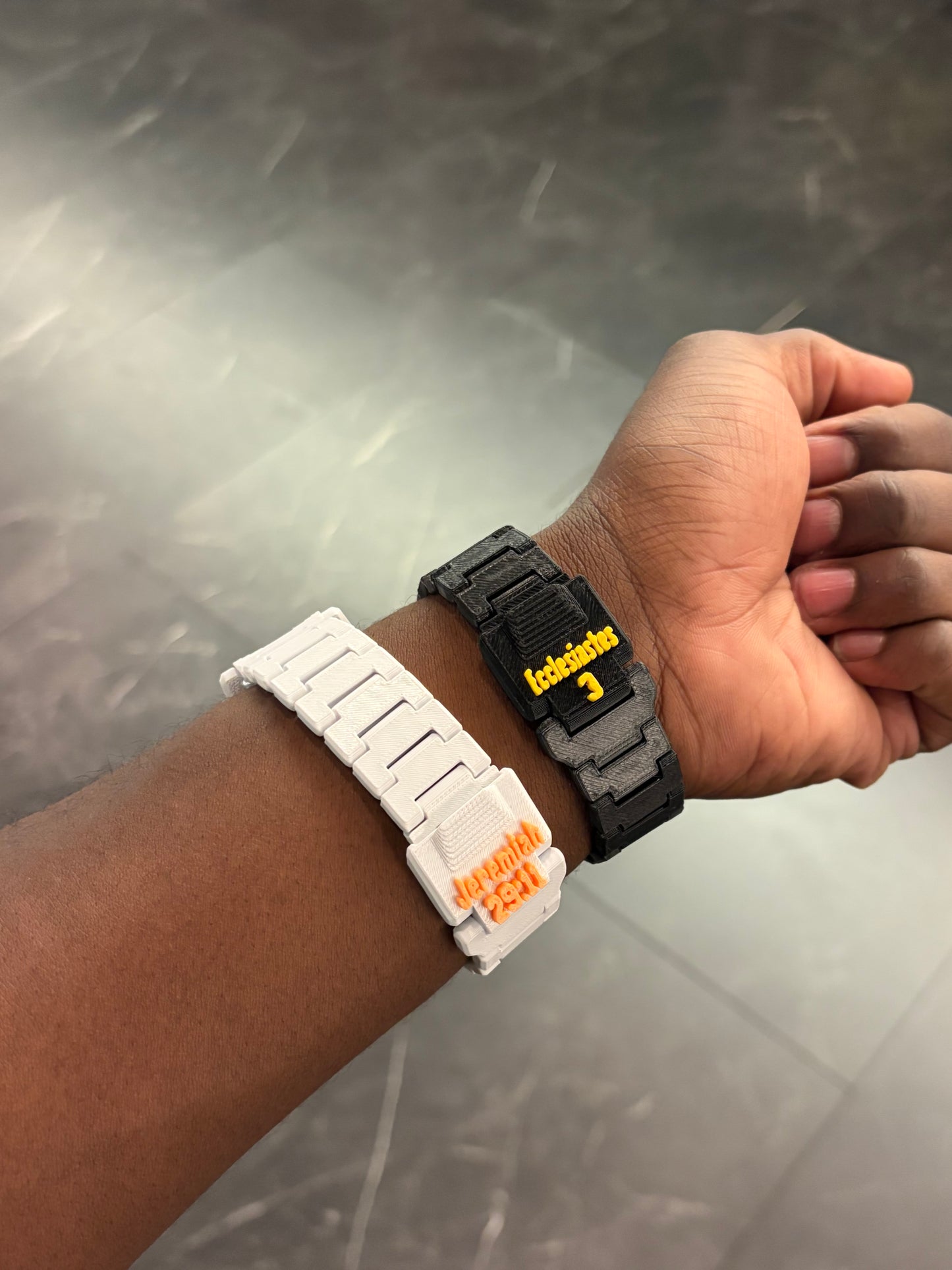 Sarpong Faith Based Watch Orange + White v2 Combo