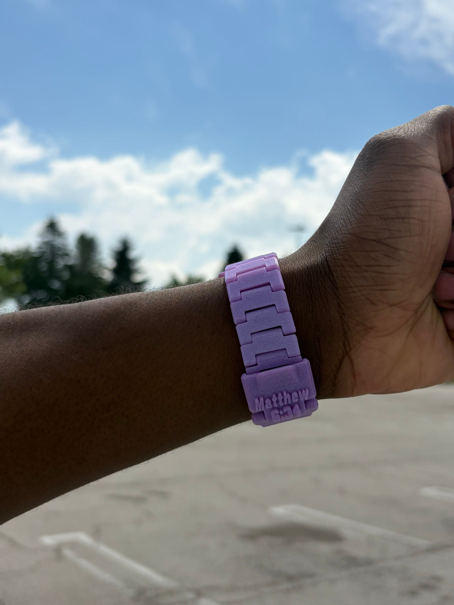 Sarpong Faith Based Watch Amethyst