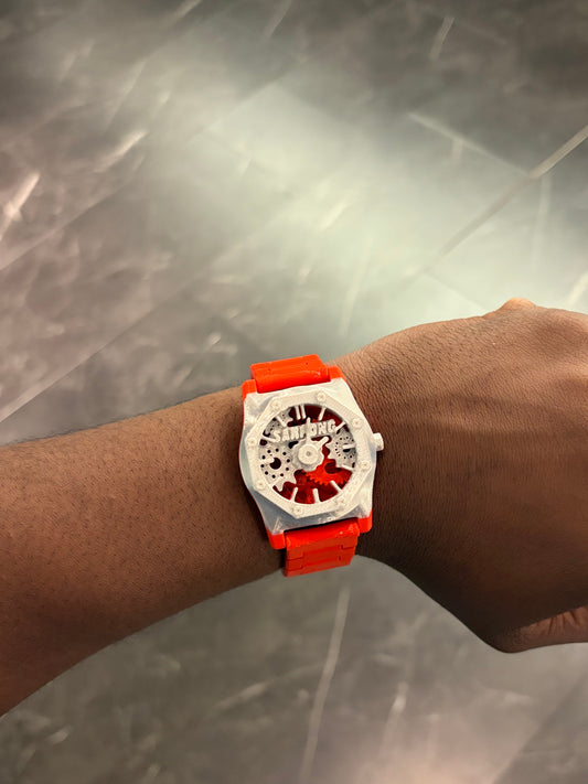 SARPONG Faith Based Watch Silver/Red V3
