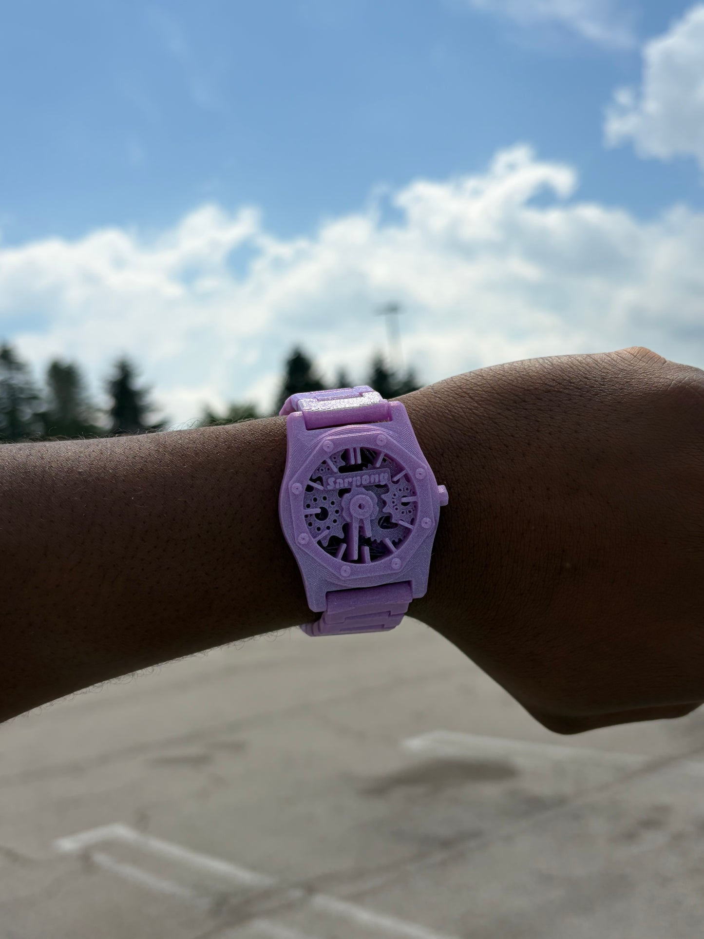 Sarpong Faith Based Watch Amethyst