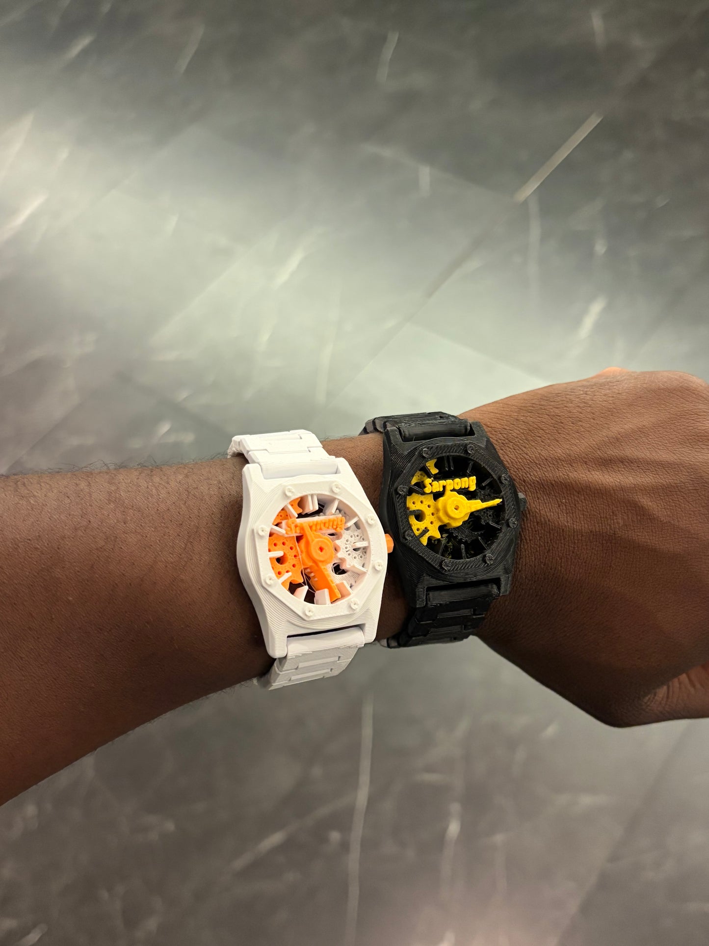 Sarpong Faith Based Watch Orange + White v2 Combo