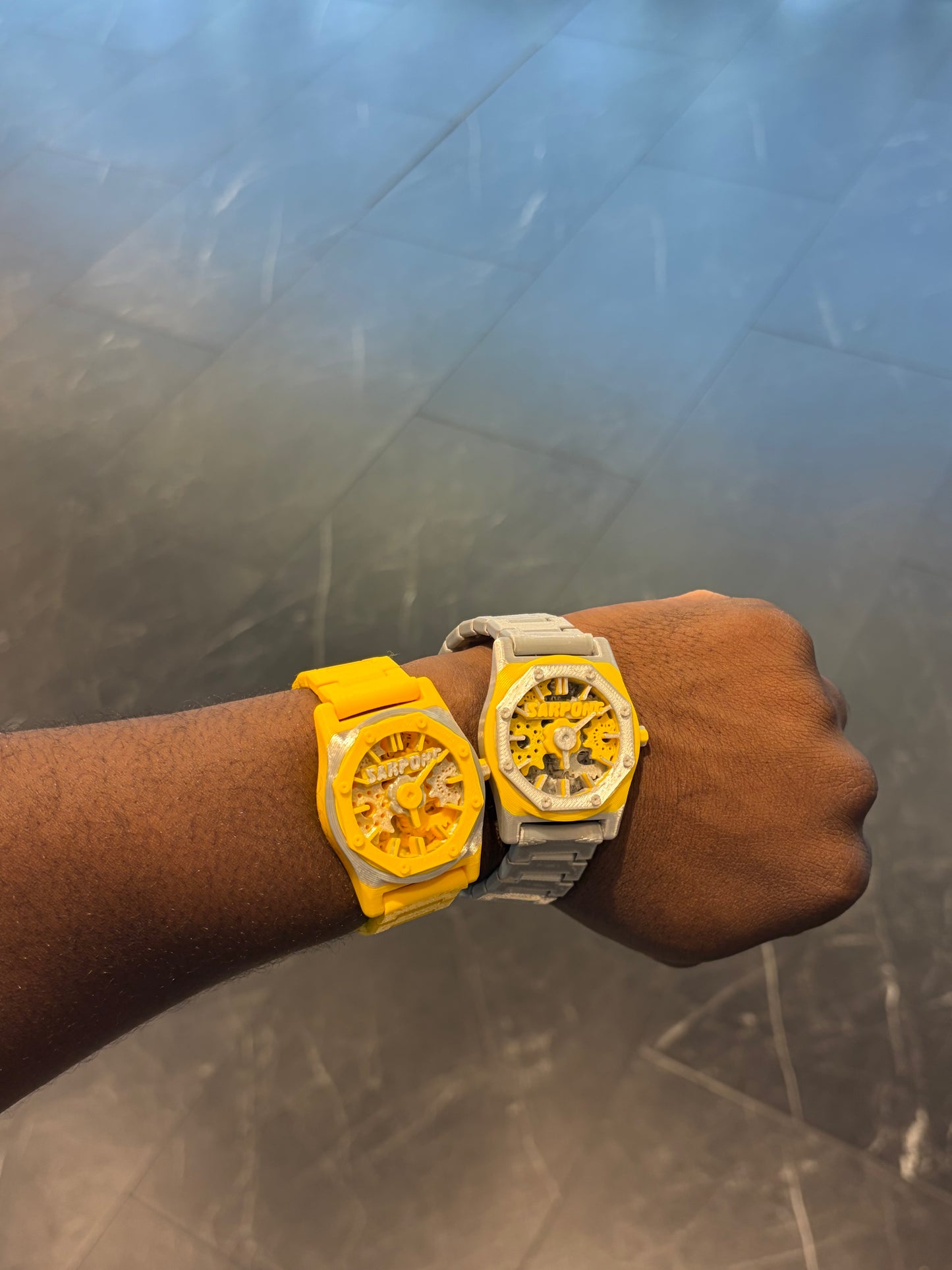 Sarpong Faith Based Watch Silver/Yellow Two tone