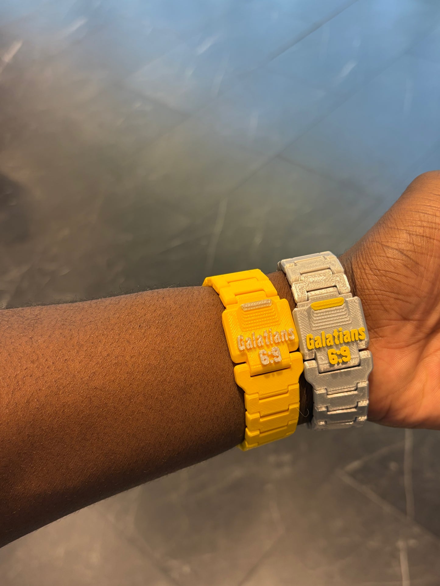 Sarpong Faith Based Watch Silver/Yellow Two tone