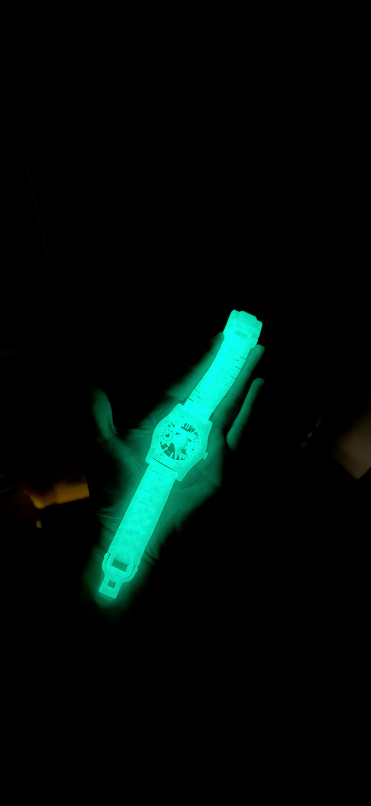 Sarpong faith Based Watch - Bone White (Glow in the dark)