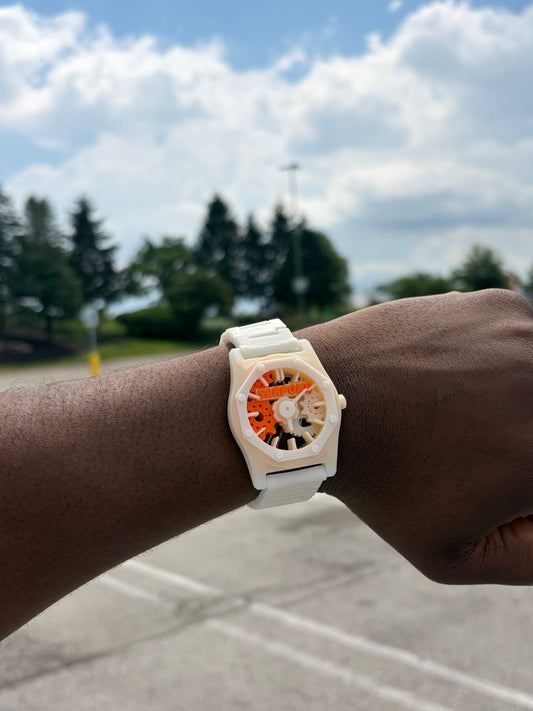 Sarpong Faith Based Watch Orange Creamsicle
