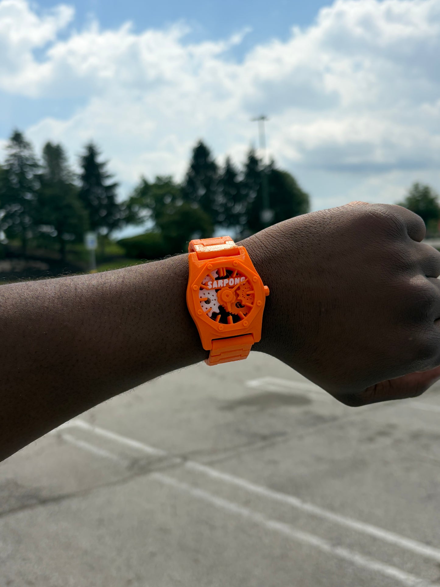 TSC Faith Based Watch Orange/White