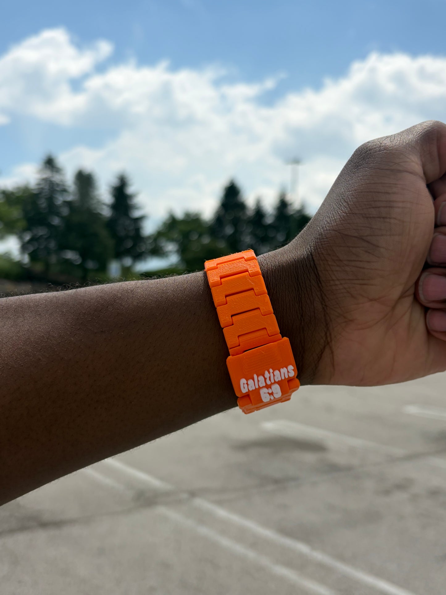 TSC Faith Based Watch Orange/White