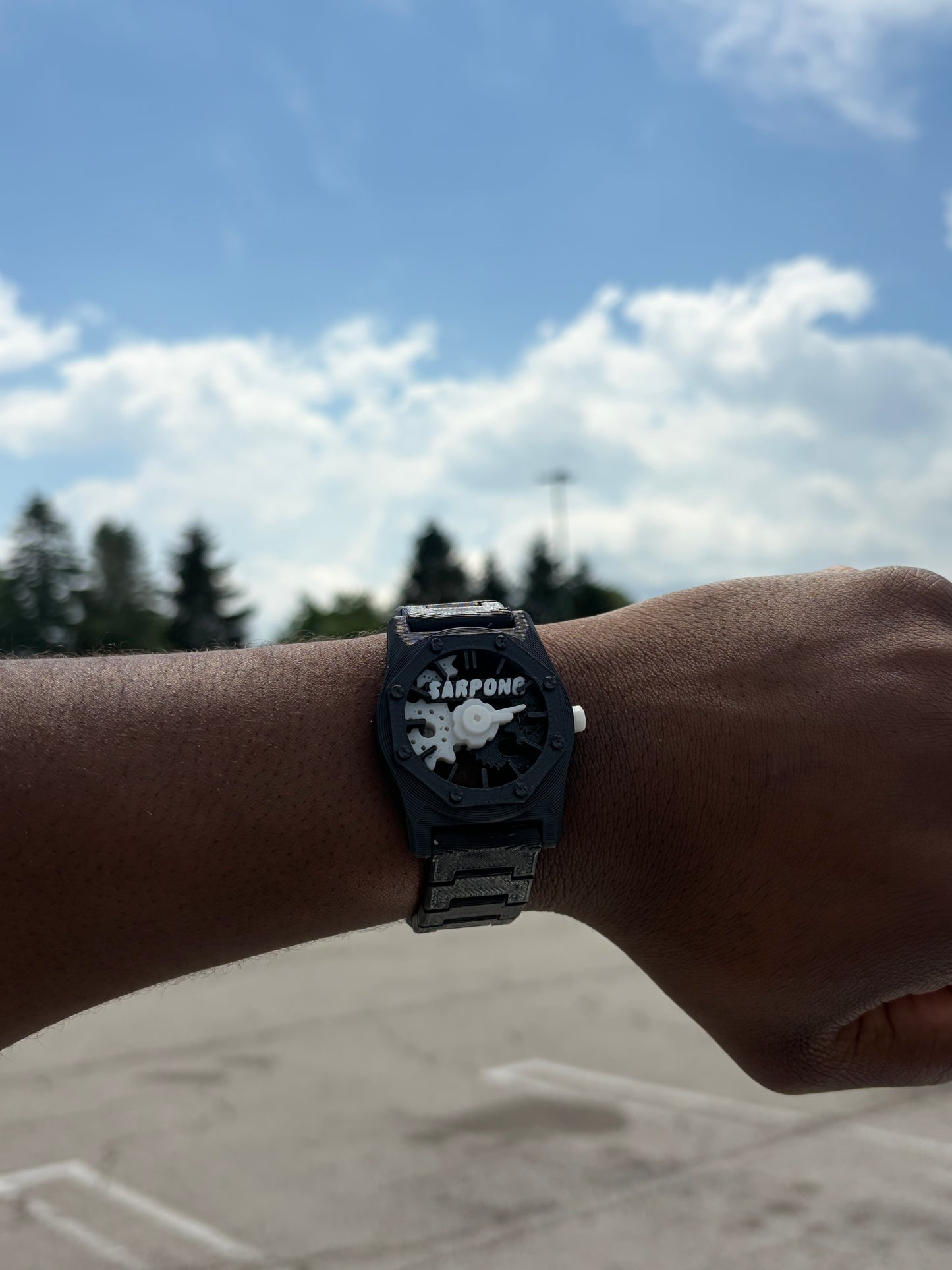 Sarpong Faith Based Watch Black/White