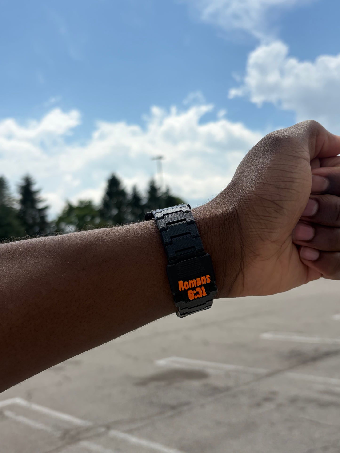 TSC Faith Based Watch Black/Orange