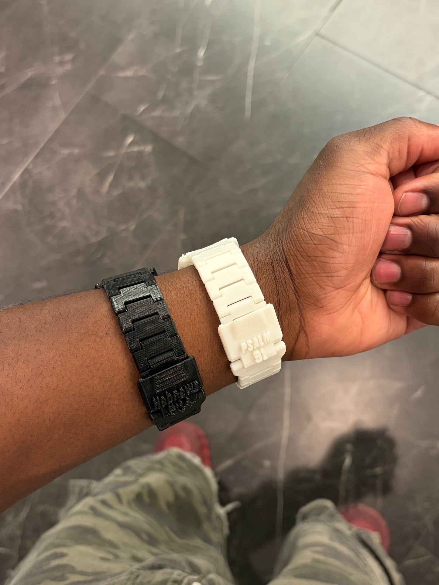 Sarpong Faith Based Watch Black + White Combo