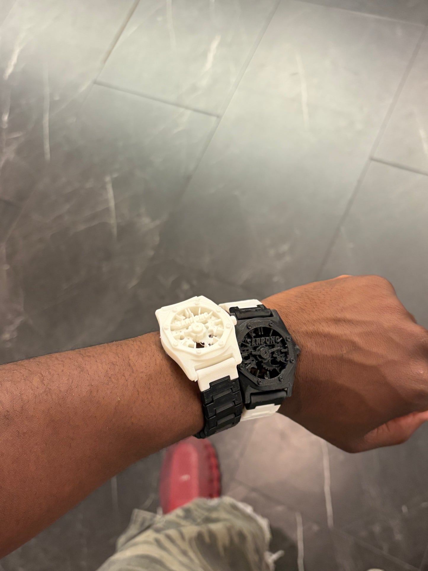 Sarpong Faith Based Watch Black + White Combo