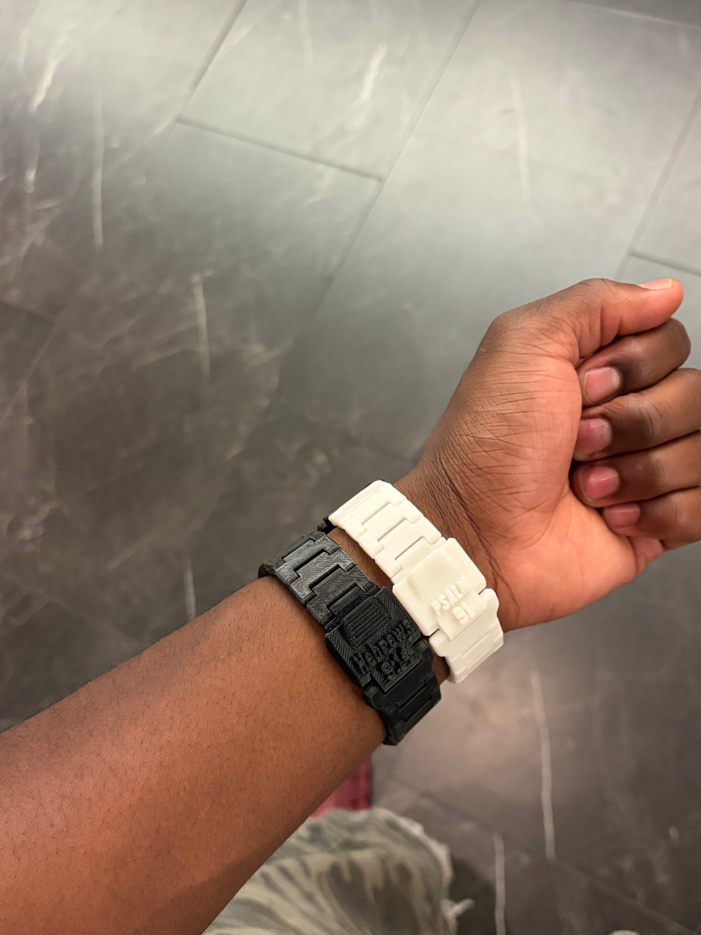 Sarpong Faith Based Watch Black + White Combo