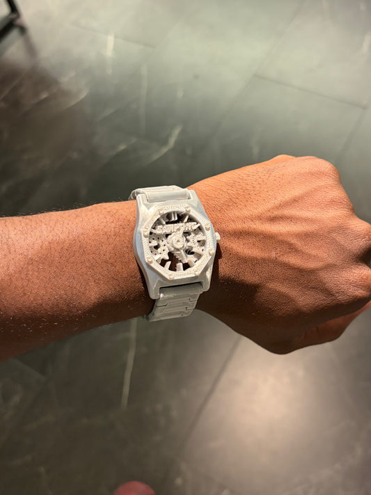 Sarpong Faith Based Watch Metallic Silver