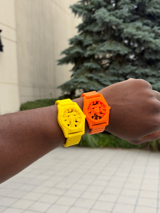 Sarpong Faith Based Watch - Sunshine Combo (Orange + Yellow)