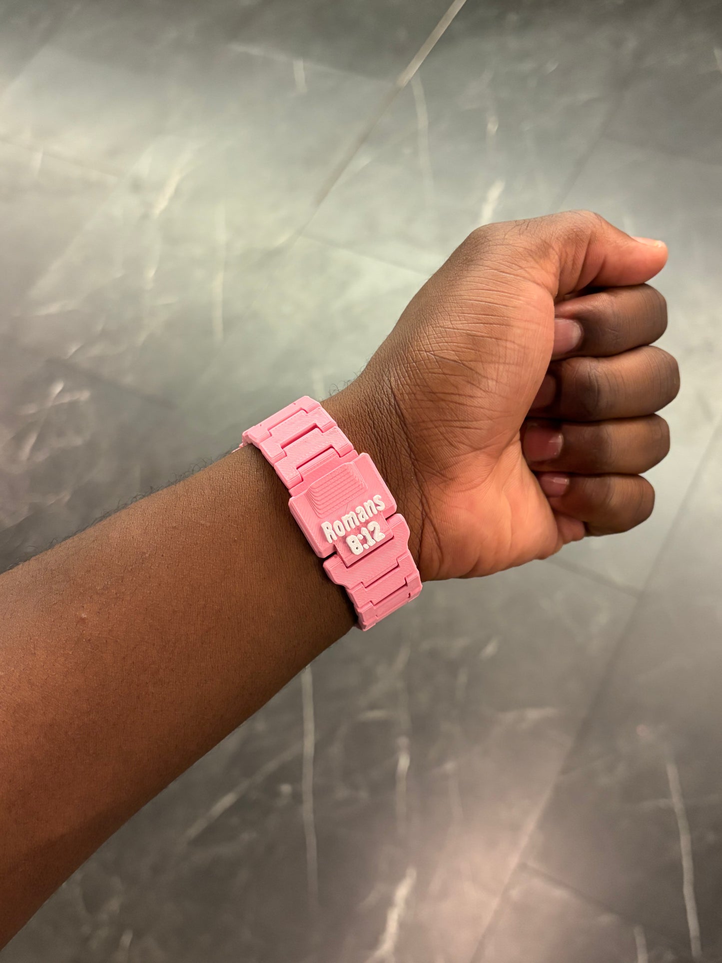 TSC Faith Based Watch Pink/White V2