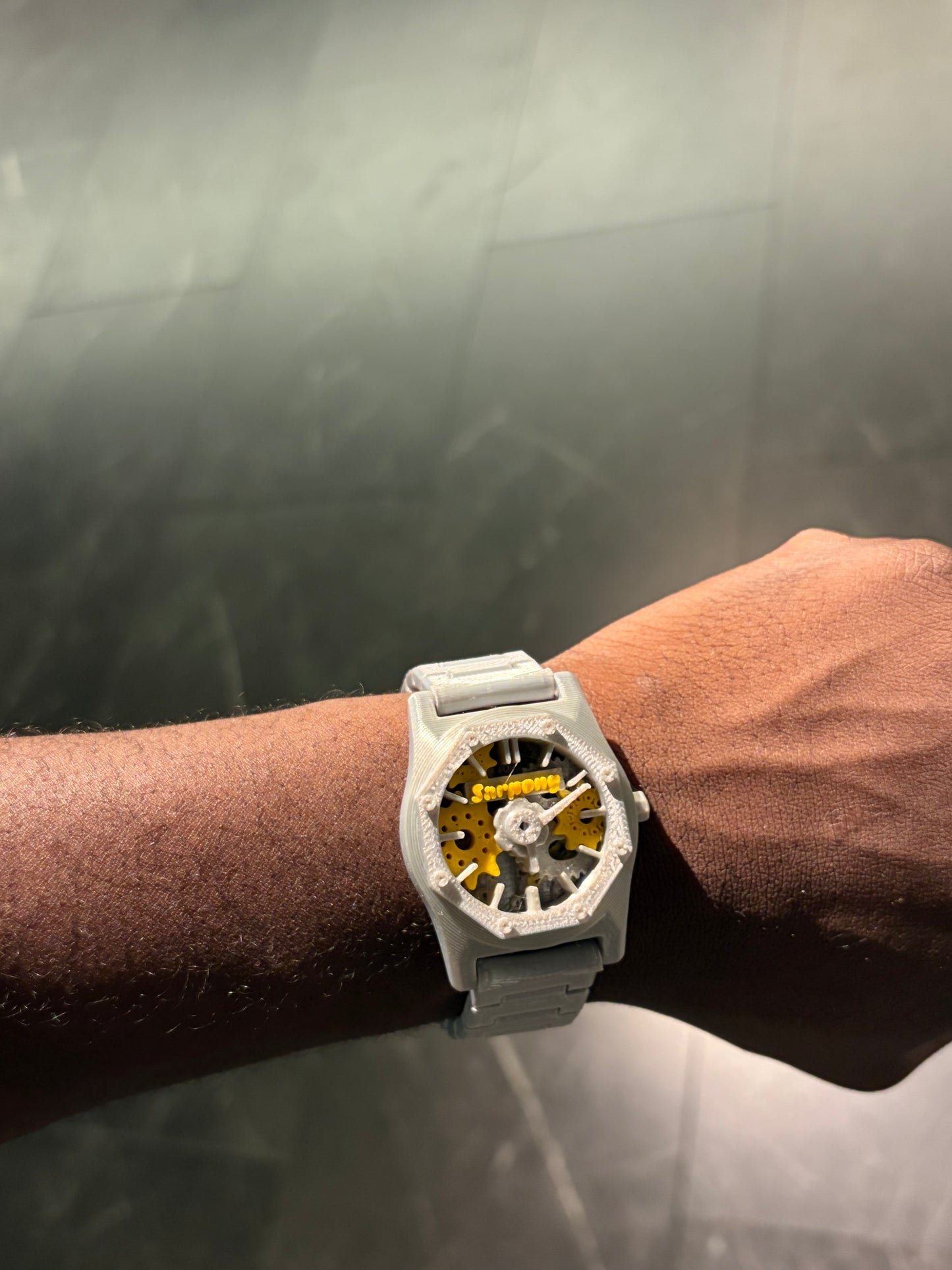 TSC Faith Based Watch Silver/Yellow Two tone
