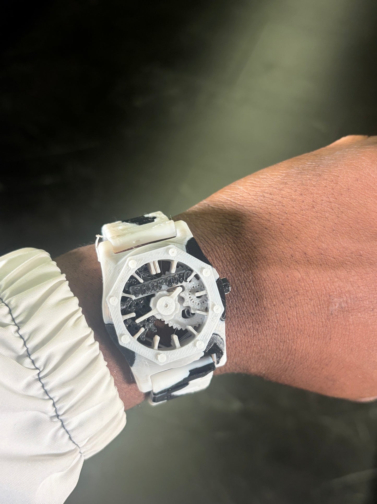 TSC Faith based Watch White/Black Camo *RARE