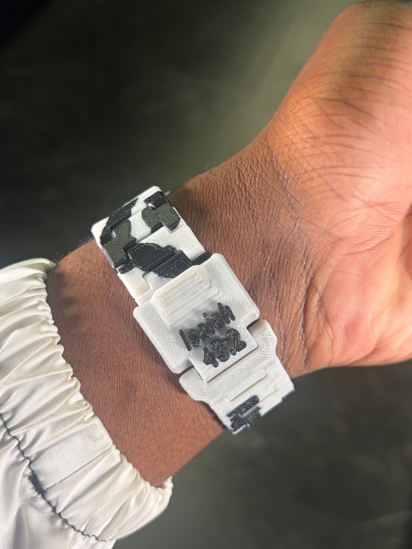 TSC Faith based Watch White/Black Camo *RARE