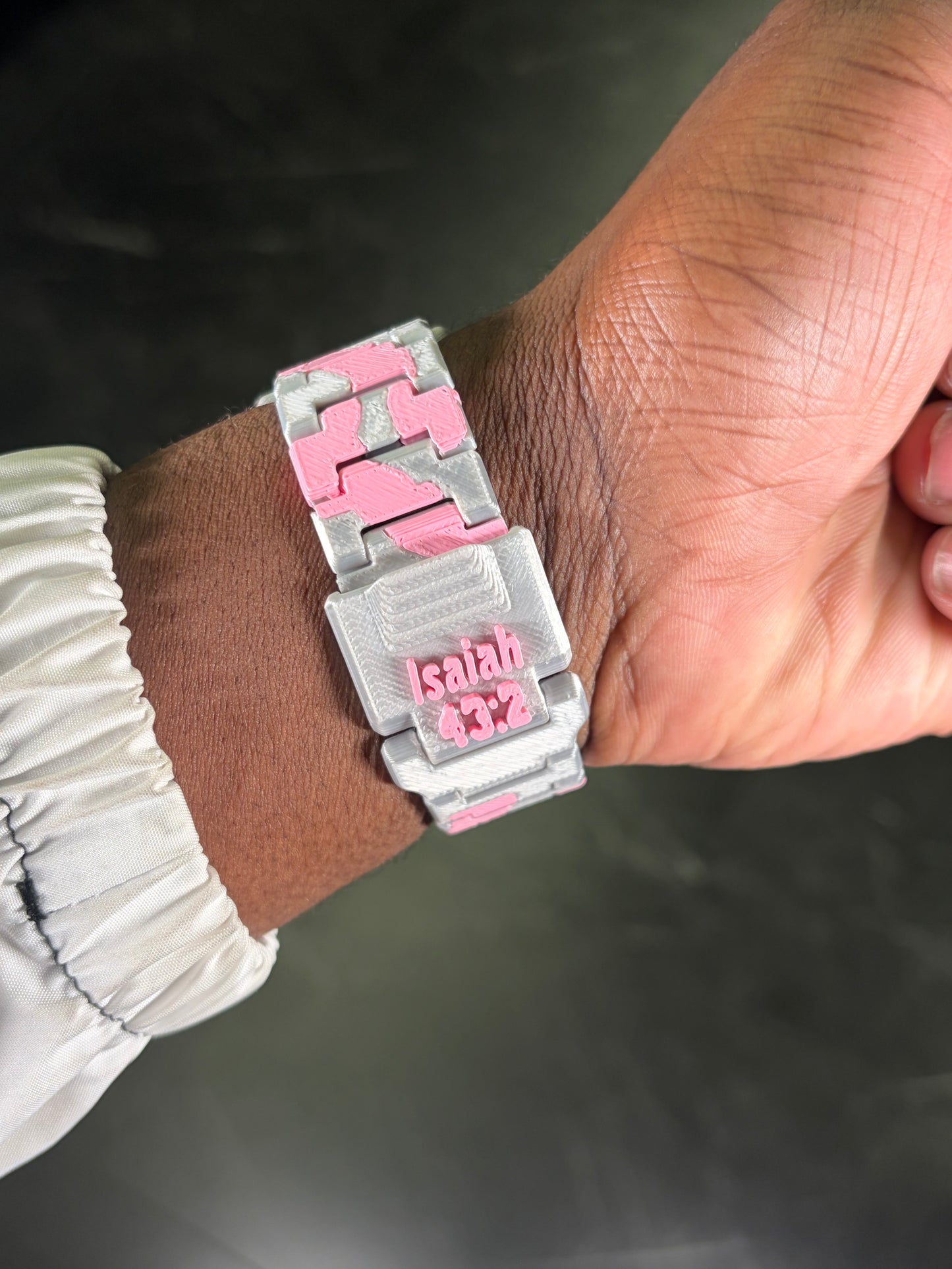 TSC Faith Based Watch Silver/Pink Camo *Rare