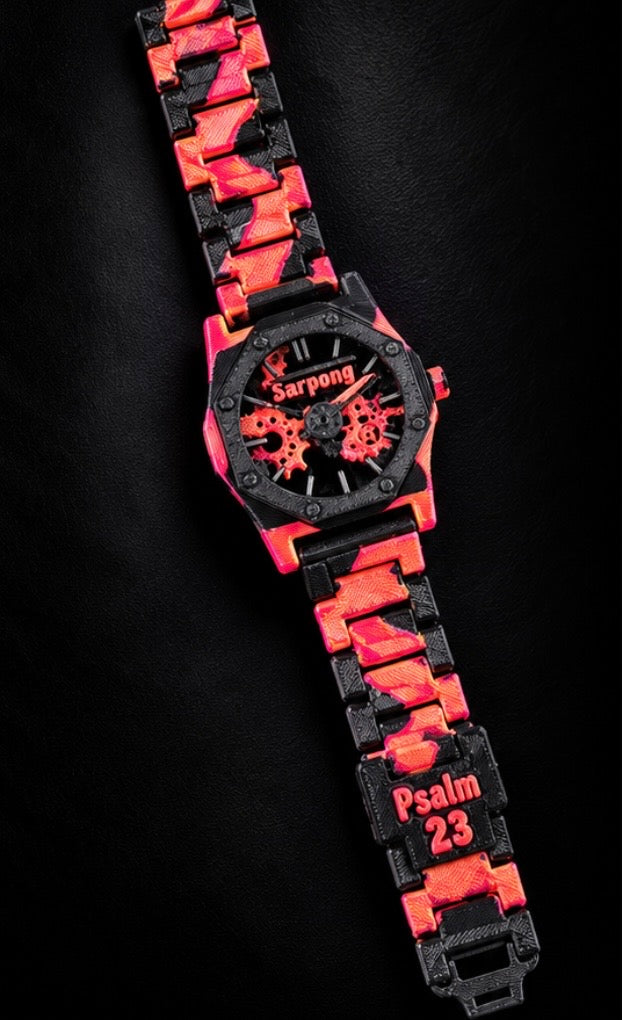 TSC Faith Based Watch Black/Pink Lemonade came *RARE