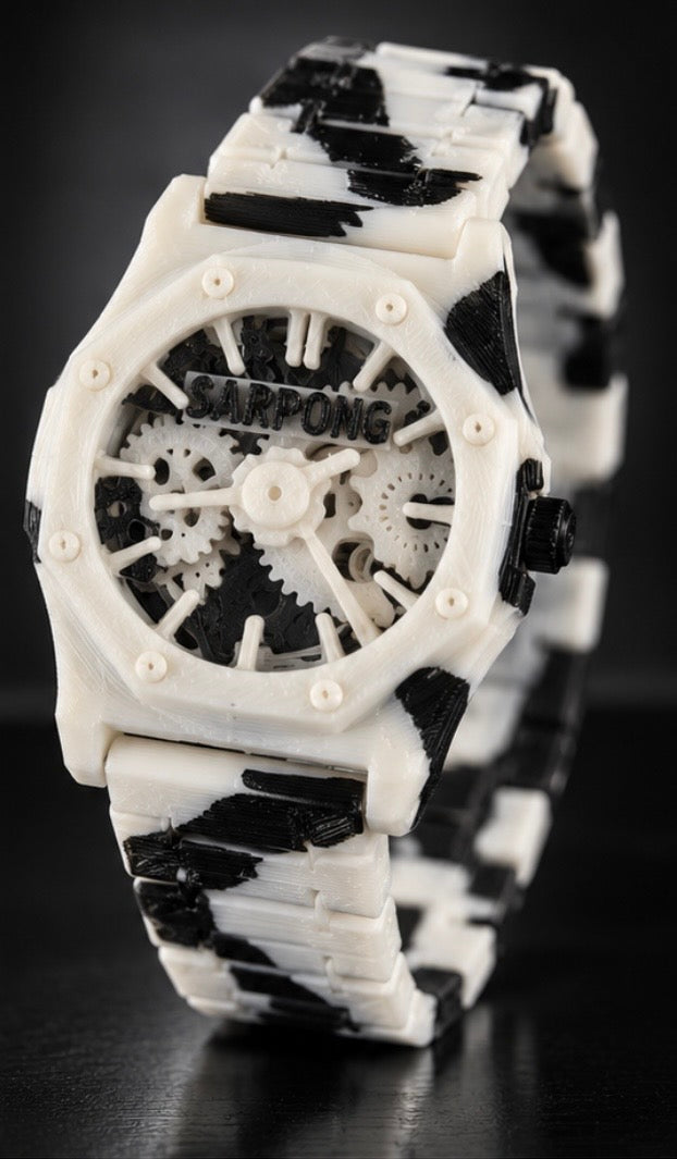 TSC Faith based Watch White/Black Camo *RARE