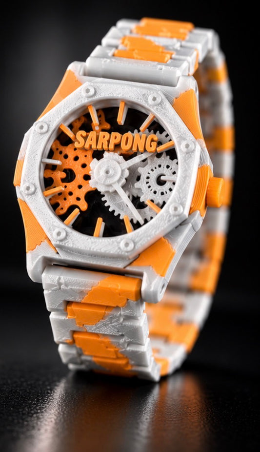 TSC Faith Based Watch Sliver/orange Camo *RARE